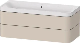 Duravit Happy D.2 Plus c-shaped Set wandhängend Taupe 1175x490x480 mm - HP4349N83830000 HP4349N83830000