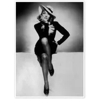 Posterlounge Wandbild Marlene Dietrich – Herz in Flammen, Bridgeman Images, erhältlich als Poster, Leinwandbild, Wandsticker oder Acrylglasbild