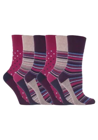 Gentle Grip - 6 Paar Damen Gentle Grip nicht elastische Socken - GG55