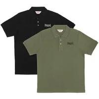 Lonsdale Poloshirt LINGHOLME (Packung, 2-tlg) 2er-Pack, mit Polokragen, aus Baumwoll-Jersey, Kurzarm