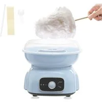AIMAX Zuckerwattemaschine 500W Cotton Candy Machine Zuckerwattegerät Leckere zuckerwattemaschine, mit Messlöffel 10x Bambus-Stäbchen Kindergeburtstag Party Süßigkeiten
