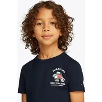 Tommy Hilfiger T-Shirt FLAG FUN TEE SS mit Grafik-Logo