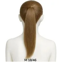 NOGI Echthaar-Extension NOGI Rose Glimmer, Echthaar-Ponytail, 30 cm glatt mit natürlichem Glanz