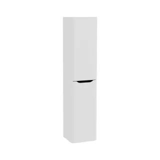 VitrA New Integra Round Hochschrank mit 2 Türen 40 x 37 x 180 cm (BxTxH) Türanschlag Matt,70074 70074