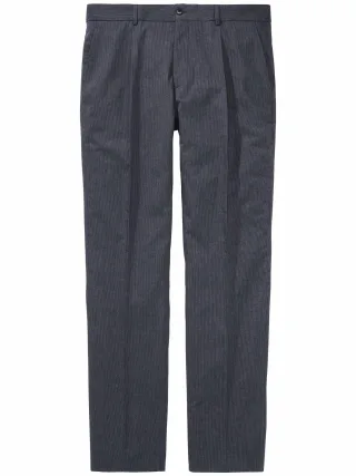 Mey & Edlich Herren Barone-Anzughose Blau 98 % Baumwolle, 2 % Elasthan (bio)