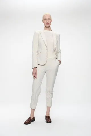 Jane Lushka - Delia pants brush tech jersey off white - Gr. - S
