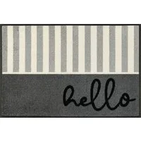 wash+dry by Kleen-Tex Fußmatte Hello Stripes, rechteckig, Höhe: 7 mm