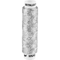 maDDma 100m / 1 Spule Metallgarn Nähgarn metallic Faden Effekt Applikation Nähgarn, 100 m, silber