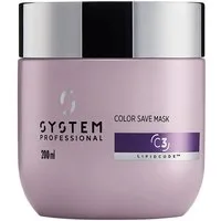 System Professional Haarkur System Professional C3 Color Save Haarmaske 200 ml Farbschutz, 1-tlg., Professionelle Salon Pflege
