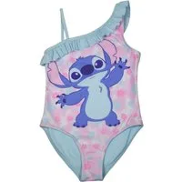 United Labels® Badeanzug Disney Lilo & Stitch Badeanzug mit Rüschen Schwimmanzug Einteiler