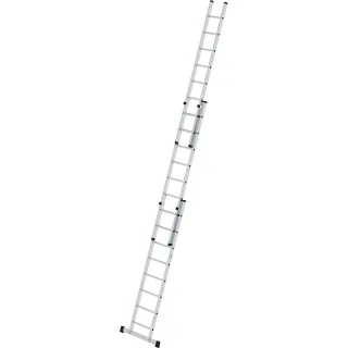 Munk Sprossen-Schiebeleiter 3-teilig mit Standard-Traverse - 020318