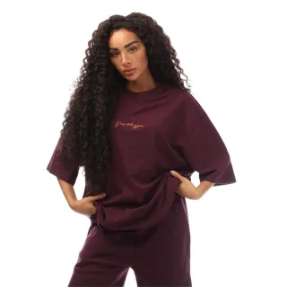 Hype - T-Shirt für Herren, Logo, Übergroß (Violett)