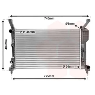 Van Wezel Motork?hler Mercedes A-Klasse W169 B-Klasse W245 30002363