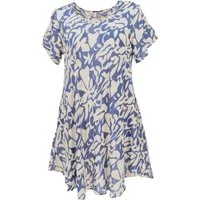 Guru-Shop Midikleid Luftiges Boho Minikleid, weites Sommerkleid,.. Boho