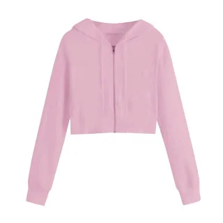 Miso - Hoodie mit durchgehendem Reißverschluss für Damen (Pink)
