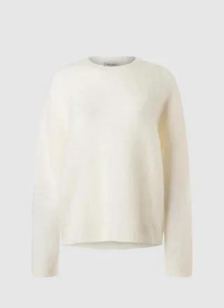 MAERZ Muenchen - Pullover Rundhals 1/1 Arm new white - Gr. - 44