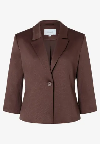 MORE & MORE - Blazer mit Rips-Struktur braun - Gr. - 44