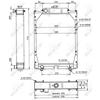 NRF Motork?hler gel?tet 52122