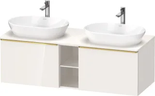 Duravit D-Neo Konsolenwaschtischunterbau wandhängend Weiß Hochglanz 1400x550x459 mm - DE4950B3422000 DE4950B34220000