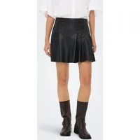 ONLY Lederimitatrock ONLARTZY LIFE HW FAUX LEA PLE SKIRT PNT