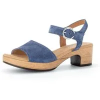 Gabor KRETA Sandalette, Blockabsatz, Sommerschuh, Riemchensandale in Komfortweite G (weit)