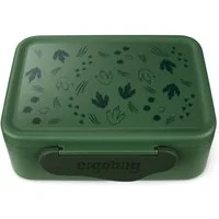 ergobag Trinkflasche Kunststoff Brotdose Dino, Brotbox, Lunchbox, Pausenbox, Snackbox