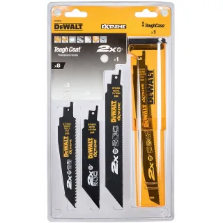 DEWALT EXTREME Bi-Metall Säbelsägeblatt Set 8-tlg. - DT2443L-QZ