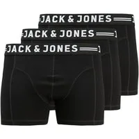 Jack & Jones PlusSize Boxershorts JACSENSE TRUNKS 3-PACK NOOS PLS (Packung, 3-St., 3er-Pack)