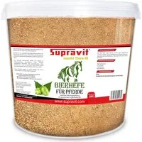 Supravit Bierhefe 2kg - Ergänzungsfutter für Pferde - Unterstützt die Verdauung, Ergänzungsfutter für: Pferd