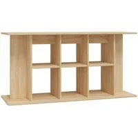vidaXL Aquariumunterschrank Aquariumständer Sonoma-Eiche 120 x 40 x 60 cm Holzwerkstoff