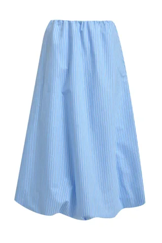 Smith&Soul - Striped Balloon Skirt sky print - Gr. - M