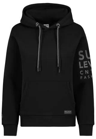 Authentic Style - RE9CIFN3ZWF0c2hpcnQgSG9vZGll black - Gr. - XS