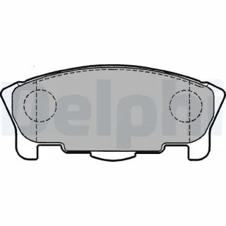 Delphi Bremsbel?ge vorne Daihatsu Move L6 0,8