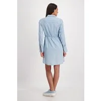 Monari Jeanskleid mit Bindegürtel