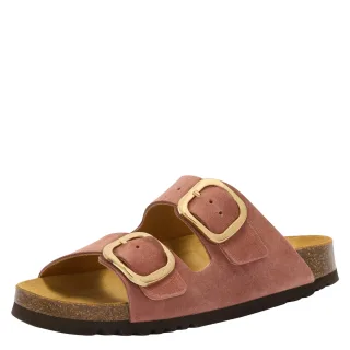 scholl - Pantolette mit verstellbaren Schnallen pink - Gr. - 36
