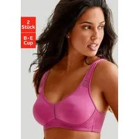 petite fleur by Lascana T-Shirt-BH (Packung, 2 Stück) ohne Bügel aus Baumwolle – auch ideal für große Größen, bequemer BH