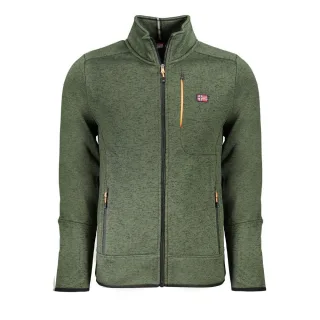 Norwegen 1963 Grünes Polyester Herren Sweatshirt