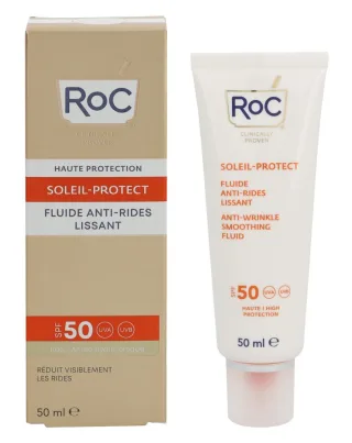 ROC Soleil-Protect Anti-Falten Glättungsfluid SPF50+ 50 ml