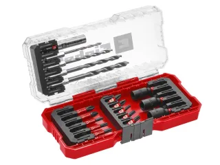 EINHELL Steckschlüssel-Bit-Set, 108709, S-Case, 18-teilig