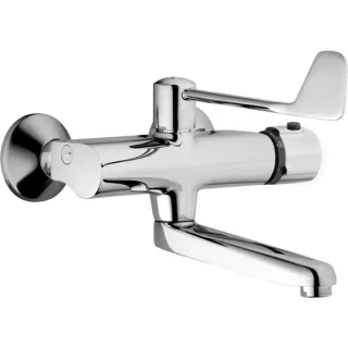 Hansa Hansatempra Spül-/Waschtisch-Thermostat 08382202 AP, S-Anschlüsse absperrbar, Ausladung 245mm, chrom