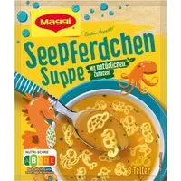 MAGGI Fertiggericht, Maggi Guten Appetit Seepferdchen Suppe mit natürlichen Zutaten 55g