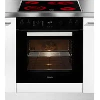 Miele Elektro-Herd-Set H2455E OBSW mit KM 6003 LPT, Herd-Set - Kombination aus Herd und flexibel nutzbarem Kochfeld