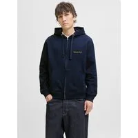 Jack & Jones Kapuzensweatshirt JORNORREBRO EMB SWEAT ZIP HOOD NOOS mit Stickerei