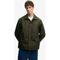 Superdry Parka SURPLUS OTTO COACH JACKET Relaxed Fit, aus Nylon, mit Hemdkragen, gerader Abschluss