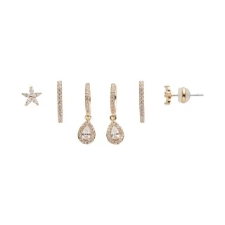 US Polo Assn Jewellery Naomi Gelbgold-Ohrringe