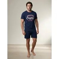 Henry Terre Shorty Pyjama Set Kurz - Athletics Original