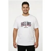Jack & Jones PlusSize T-Shirt JJAERO TEE SS CREW NECK PLS Baumwolle, regular fit