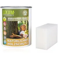 LIXUM Holzschutzlasur LIXUM 100% biologische & natürliche BIO Holzschutz Lasur - universell