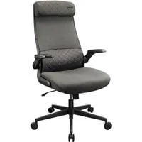 Gaming/Office-Stuhl Stryder, Gaming-Stuhl grau/schwarz