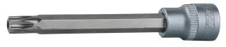 KS TOOLS 3/8" Bit-Stecknuss Torx mit Stirnlochbohrung, lang - 911.3978